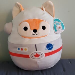 Squishmallows Fox Space Explorer James 16" NWT